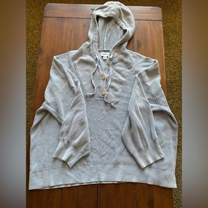 Sonoma plus size knit pullover hoodie